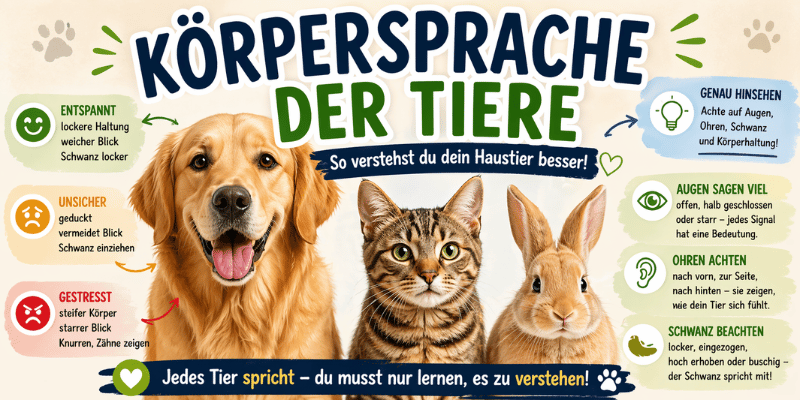 Körpersprache der Tiere